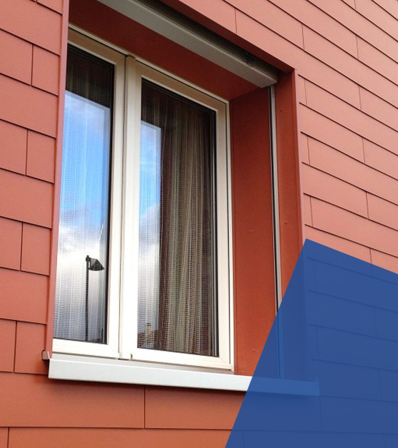 Fassade verkleiden, Fassadenverkleidung, Fassadenbau, Schindelfassaden